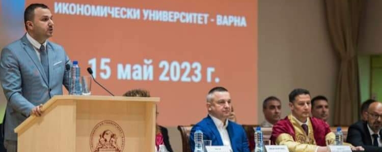 НПСС участва в отбелязването на 103 години ИУ-Варна